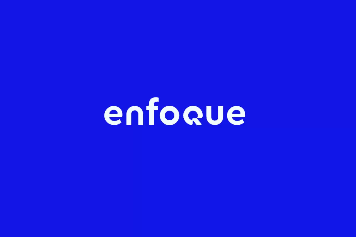 enfoque科技反白标志