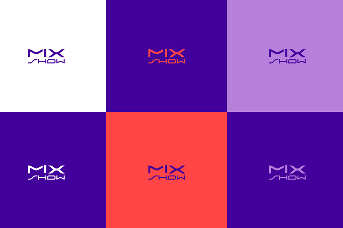 MIX SHOW美发反白logo