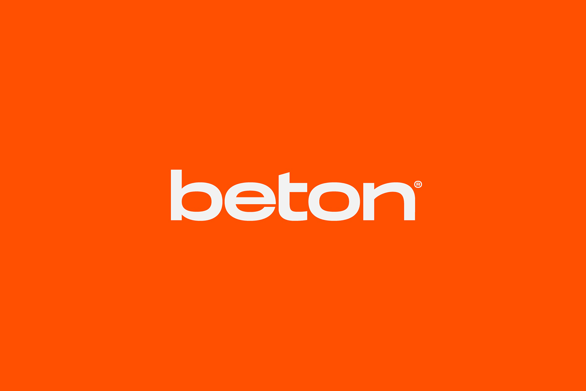 beton品牌反白logo