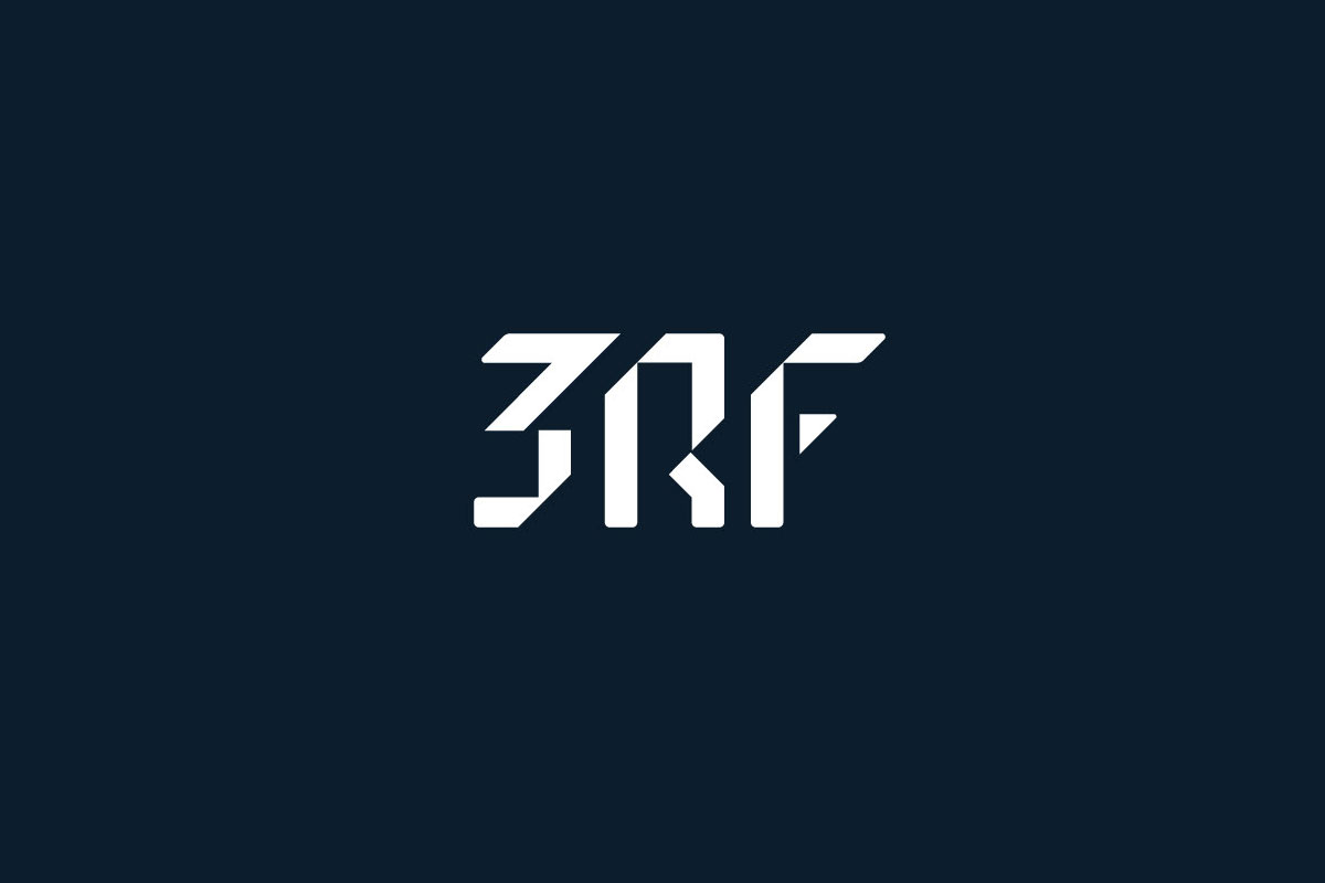 3RF控股反白logo