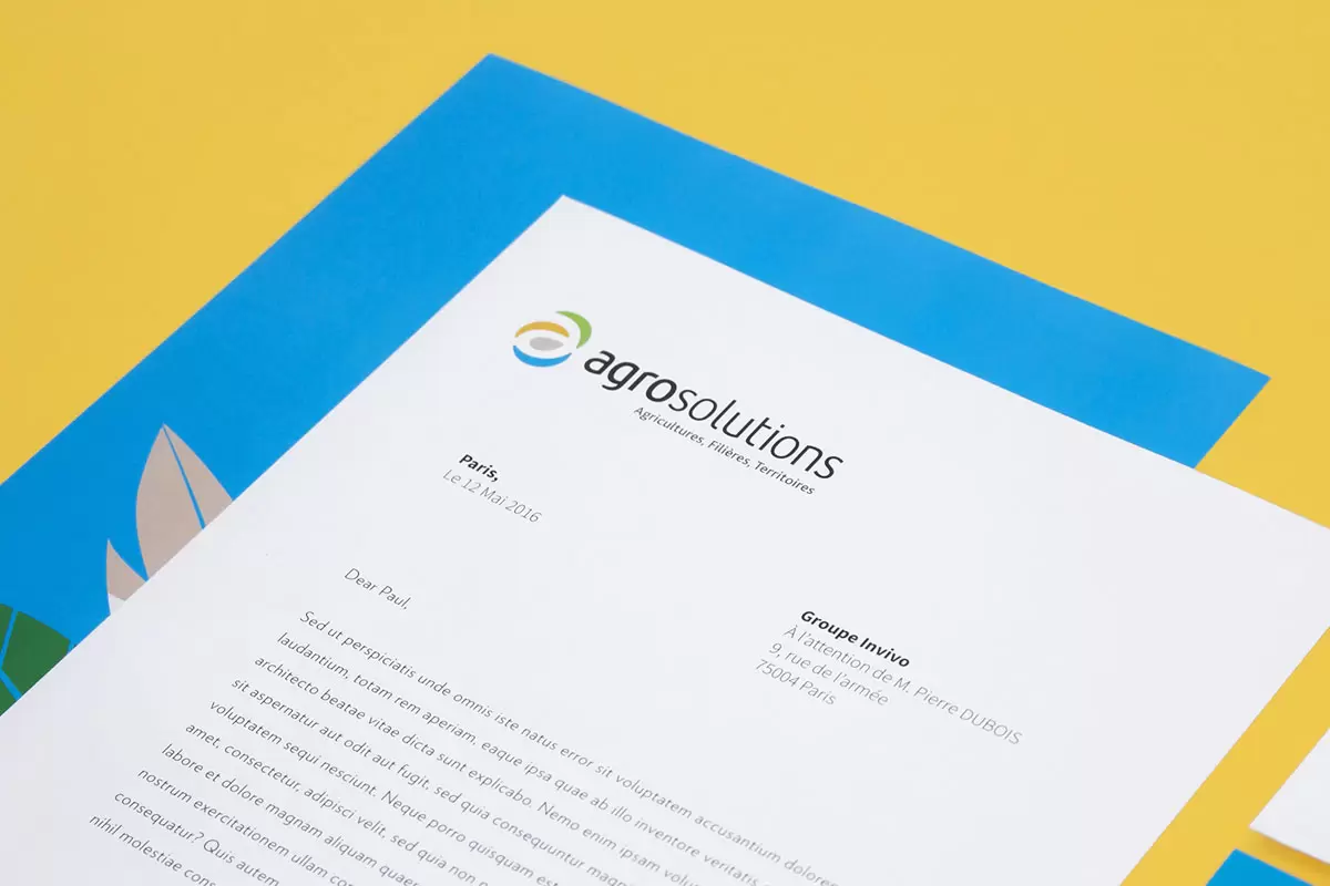 AgroSolutions农业咨询信纸