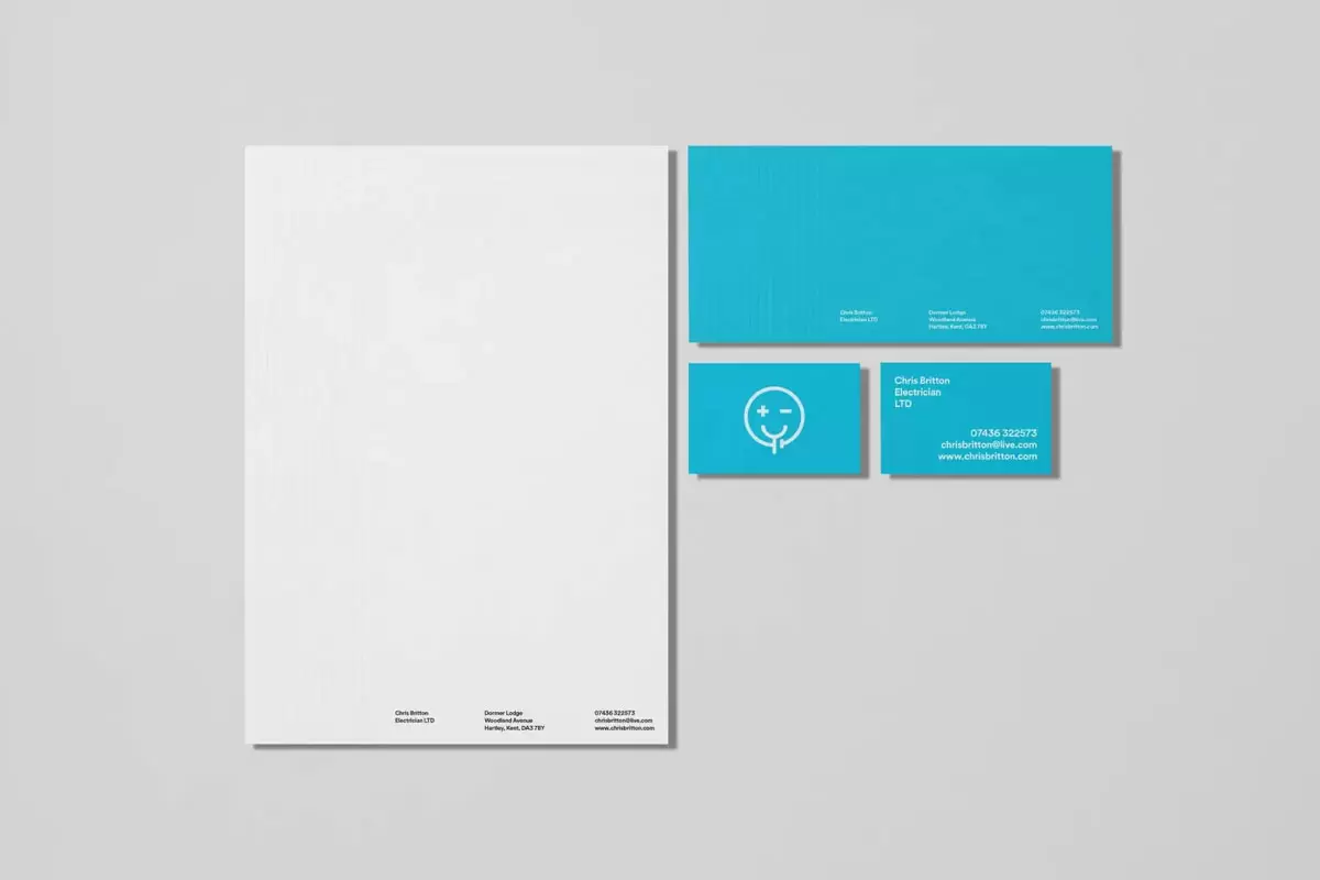 Chris Britton电工服务信纸