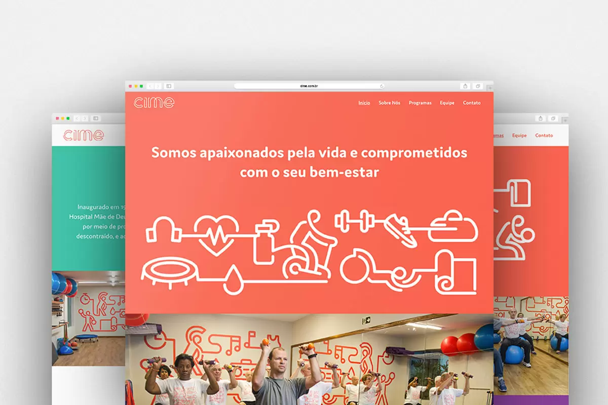Cime健身中心网页