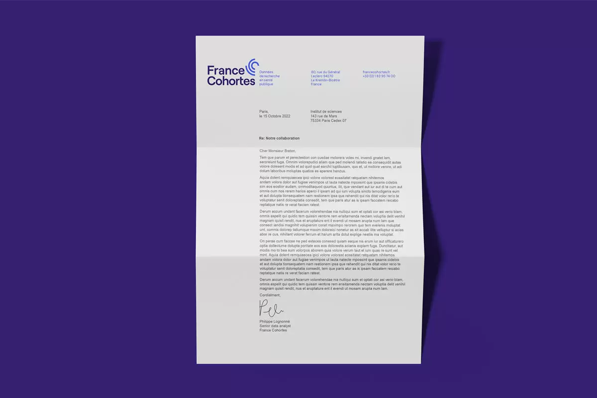 France Cohortes医疗信纸