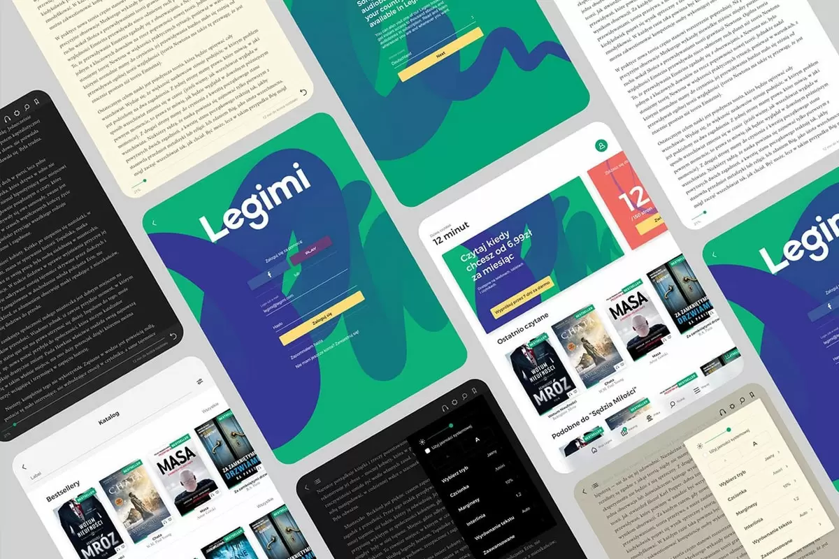 Legimi电子书平台vi