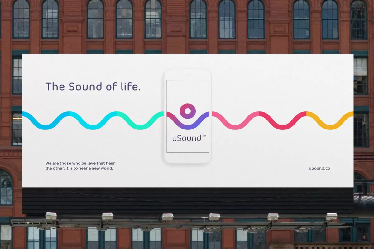 uSound音响广告牌