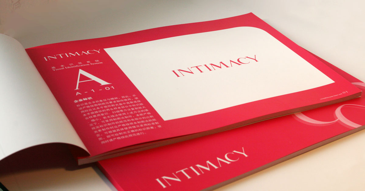 INTIMACY女装vi手册